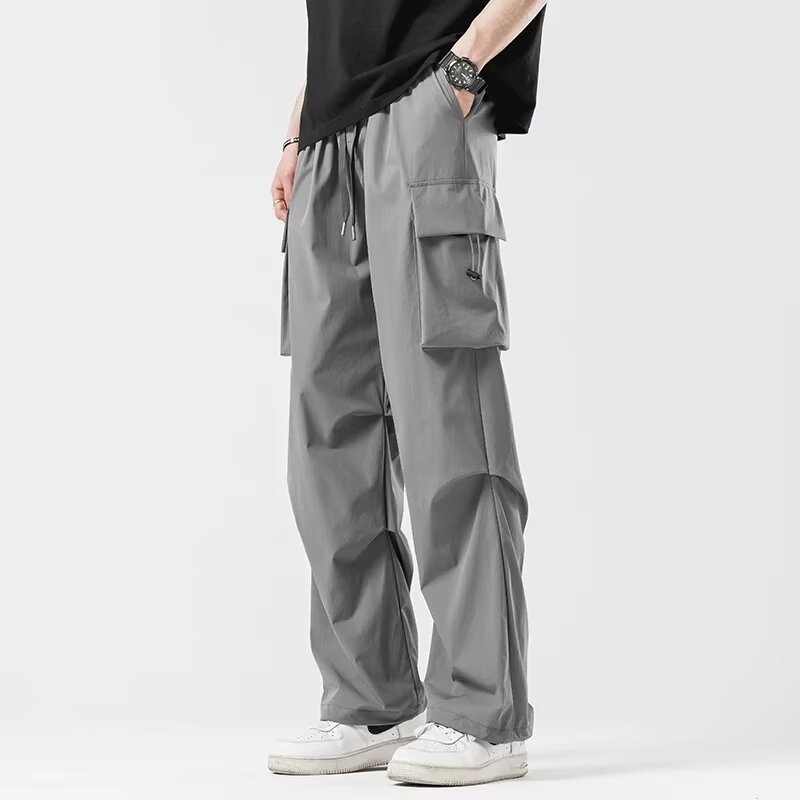 Lockere gerade Cargohose Weite Hose Herren