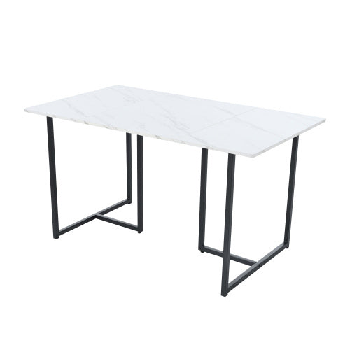 Metal Frame Modern Kitchen Table