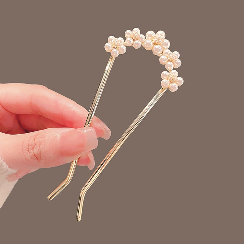 Fee Temperament Perle Haarnadel Moderne Minimalistischen Haarnadel Antiken Stil Schlenker Ornament
