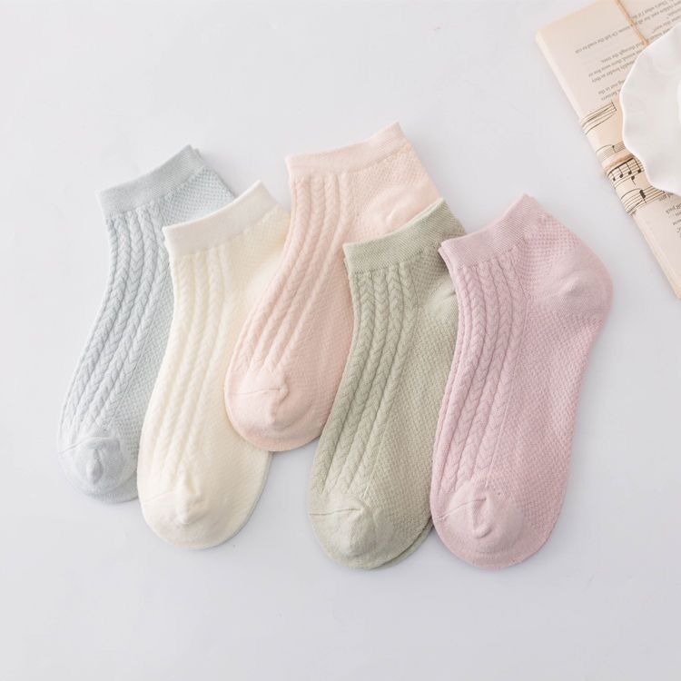 Summer thin boat socks