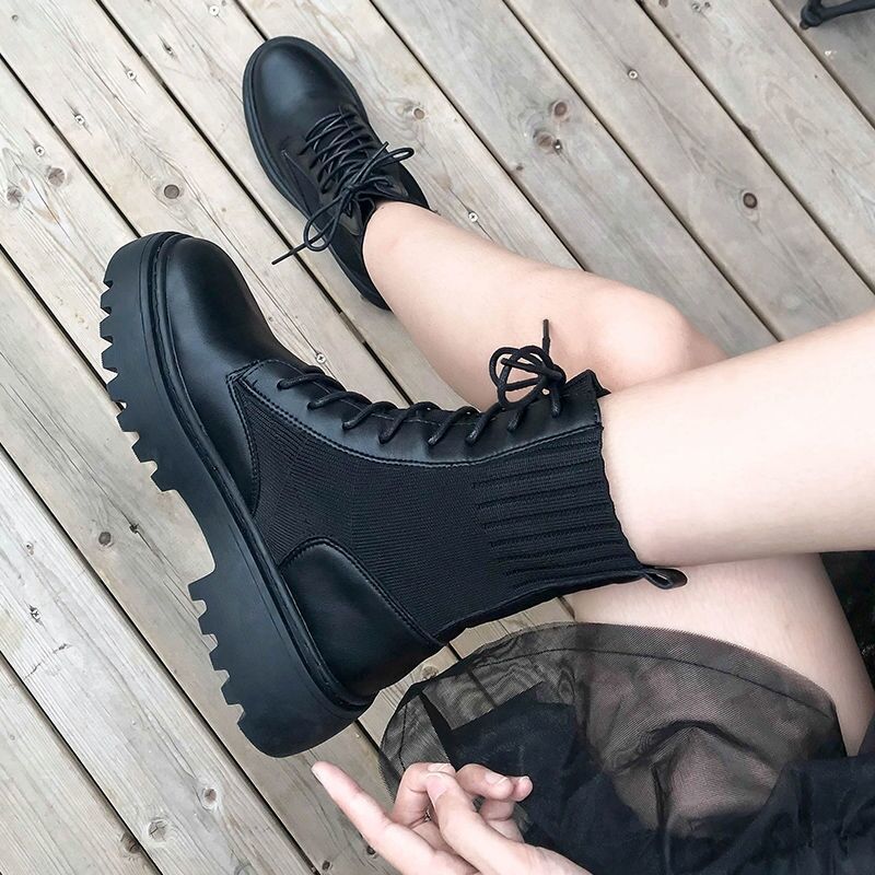British Style Martin Boots Female Students Korean Style Wild