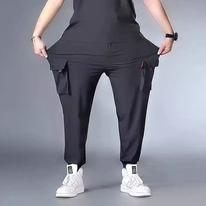 Modische dünne Sporthose aus Eisseide für Herren