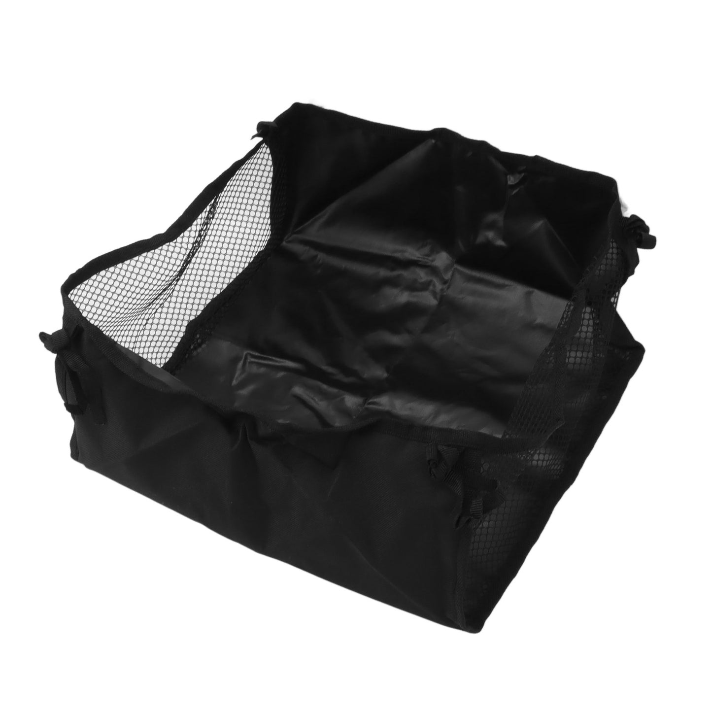 Wheelchair Underneath Bag 600D Oxford Cloth Movable Under Seat Basket for Rollator Walker Black
