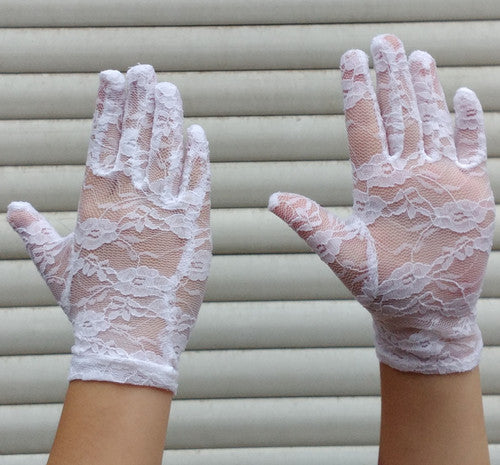 Children's sunscreen lace gloves