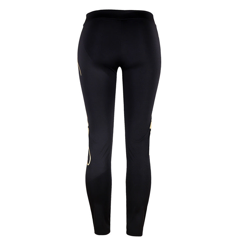 Lockere bedruckte Heimhose Freizeithose