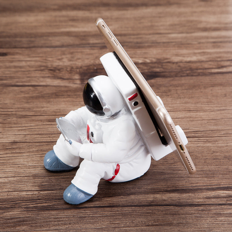 Einfacher Astronauten-Handyständer, Studenten-Desktop-Halter, süßer Raumfahrer-Handyhalter, kreatives Geschenk, kleine Schreibtisch-Dekoration