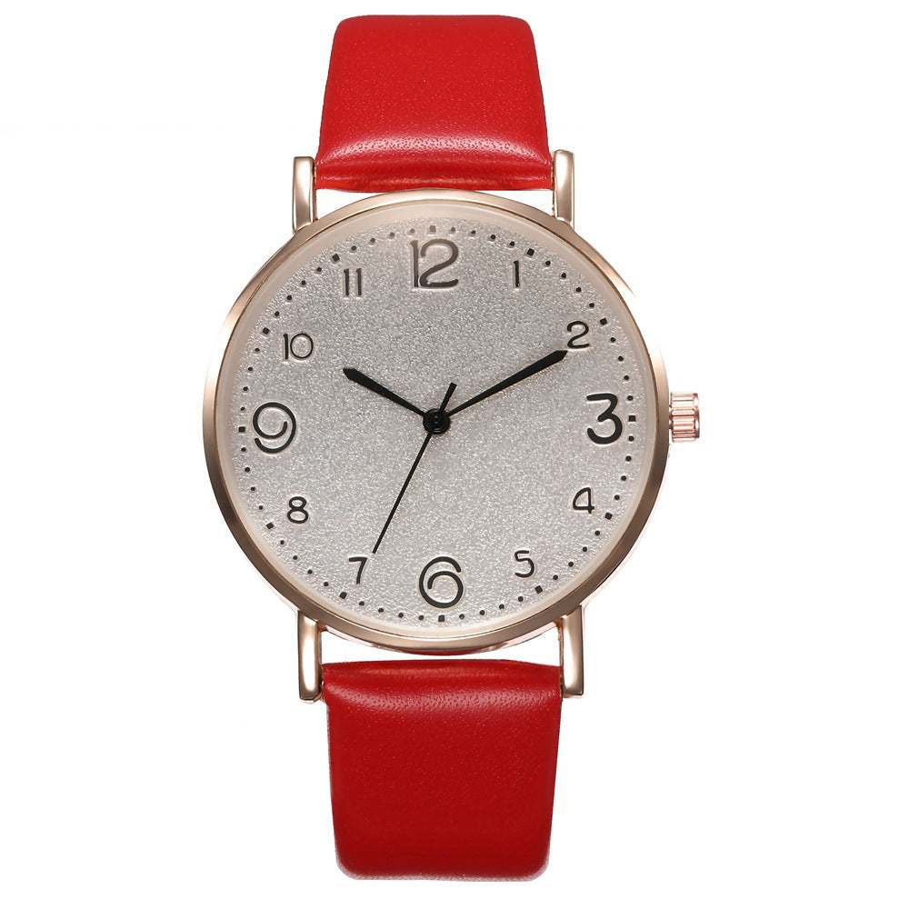 Lederuhr Quarzuhr