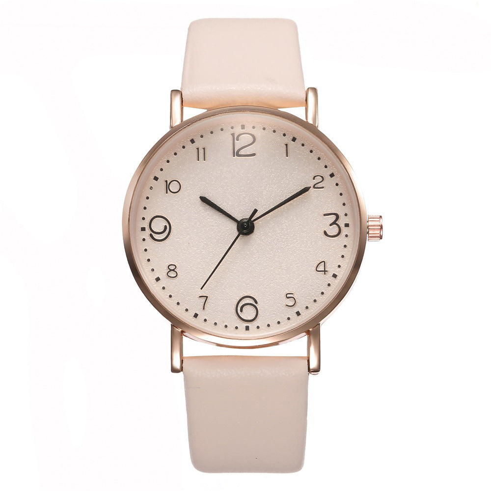 Lederuhr Quarzuhr