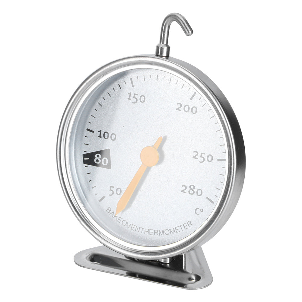 Stainless Steel Large Dial Oven Thermometer with Hook Kitchen Cooking Measuring Tools 50-280℃