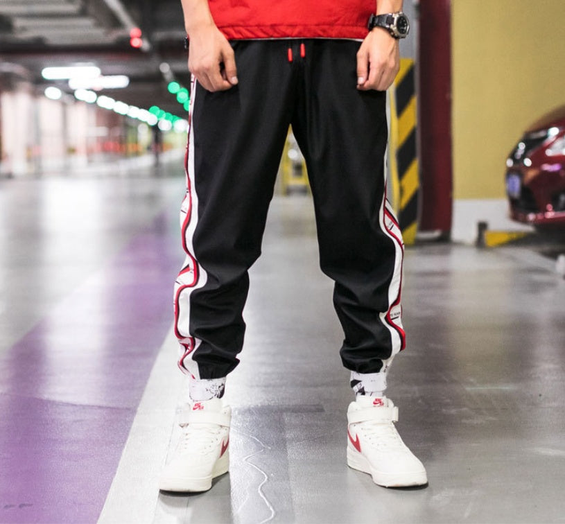 Harem Jogger Beam Foot Weatpants Hip Hop Lockere Hose für Herren