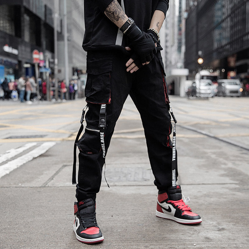 Herbst Hip-Hop Dünne Herren Trendy Overalls