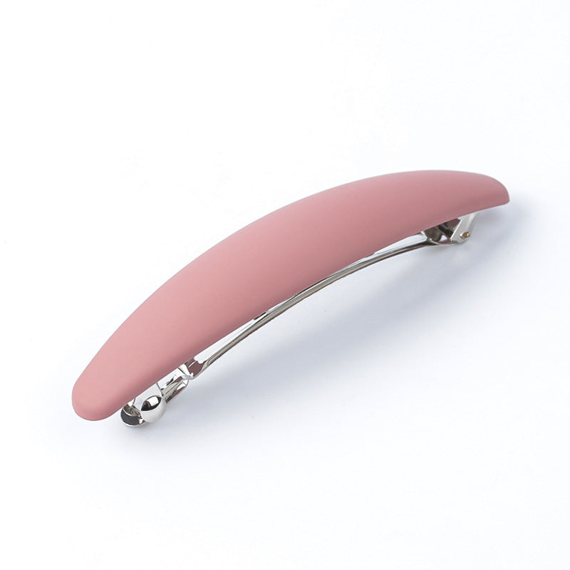 Bonbonfarbene Kopfbedeckung für Damen, mit Federclip, einfach, Retro