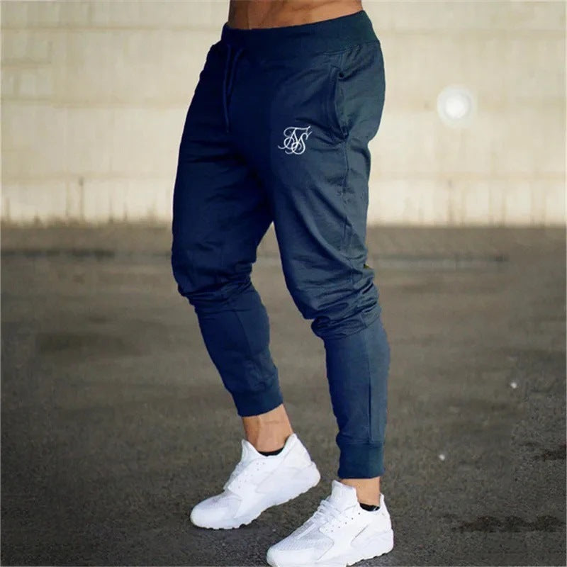Sporthose Herren Fitnesshose Einfarbig Mode Freizeithose