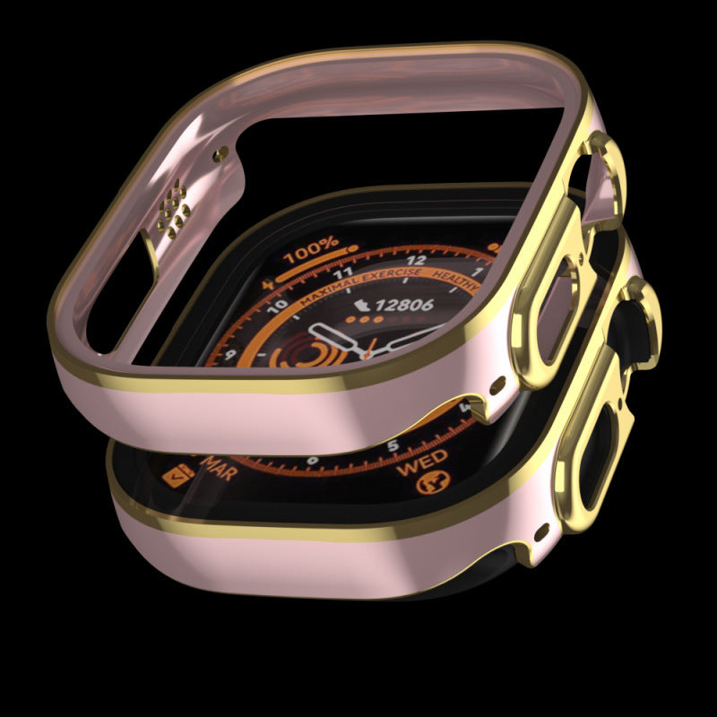 Schutzhülle AppleWatchUltra Case AppleWatch Zweifarbiges All-in-One-Case