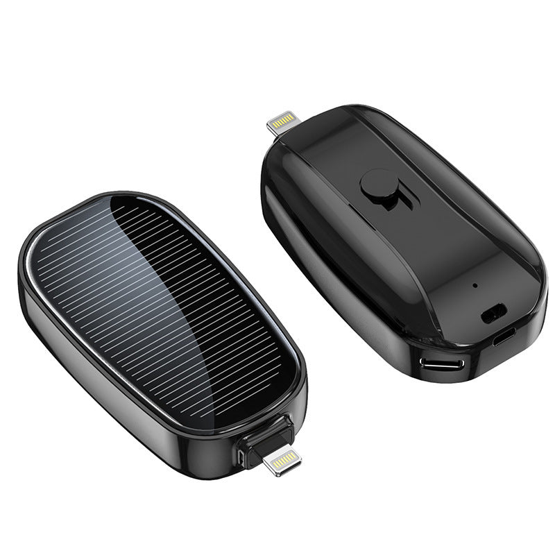 Mini-Solar-Notladegerät, tragbares kabelloses Netzteil