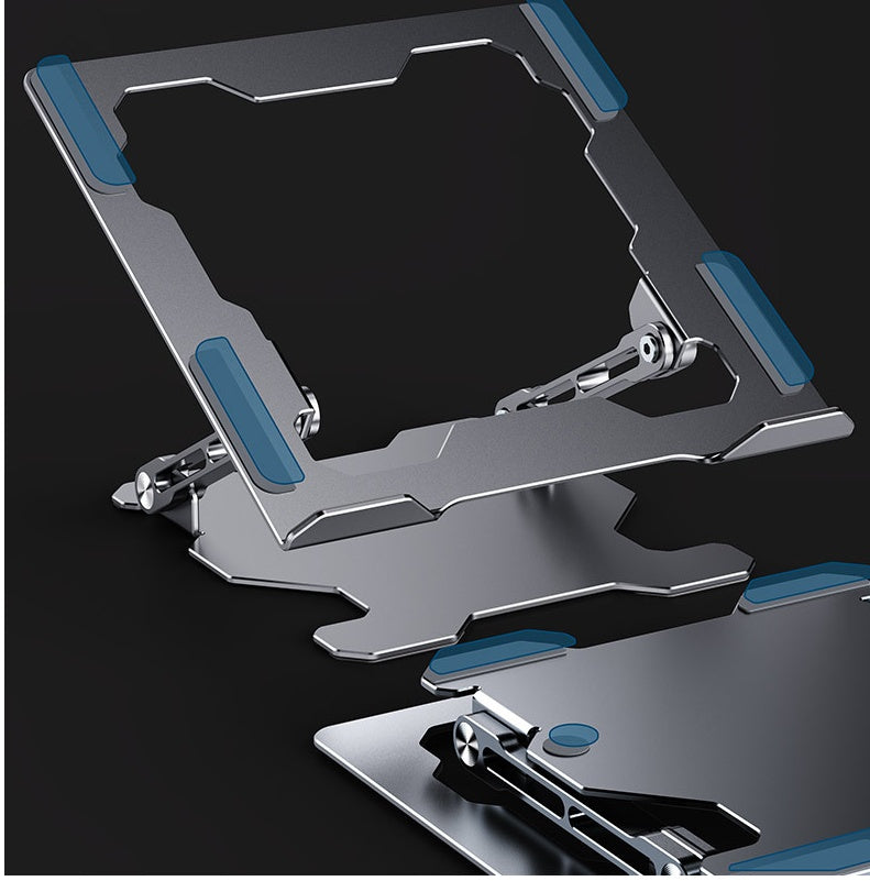 Verstellbarer Laptopständer, tragbarer Computerständer, Laptop-Riser aus Aluminiumlegierung, kompatibler Laptop-Ständerhalter