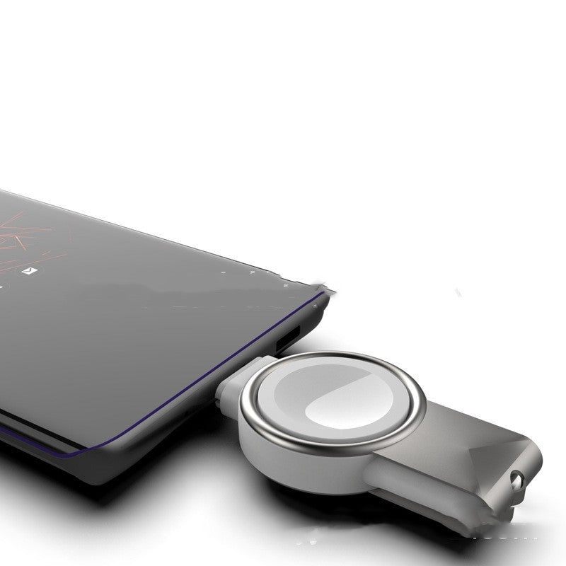 2 in 1 magnetische Uhr drahtlose Ladegerät Schnittstelle für Apple Uhr IWatch schnelles Aufladen tragbare Typ-C USB