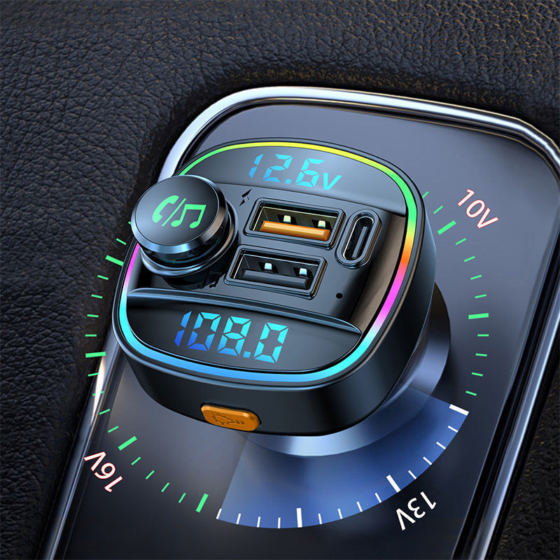 Bluetooth 5.0 FM Transmitter Freisprecheinrichtung Autoradio Modulator MP3 Player