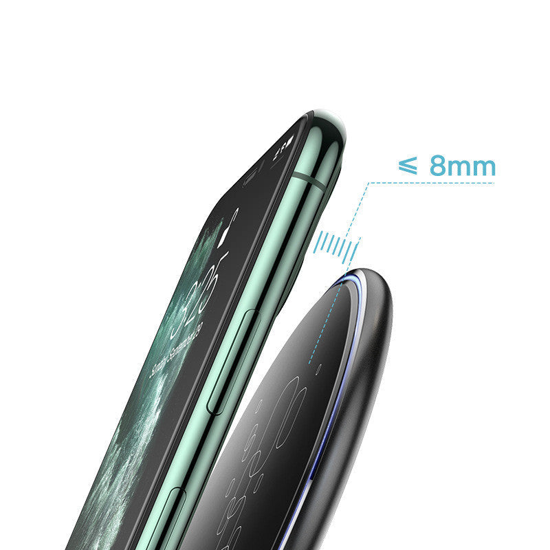 Drahtlose Ladegerät Desktop Disc Ultra-dünne Schnelle Ladung Handy Drahtlose Ladegerät
