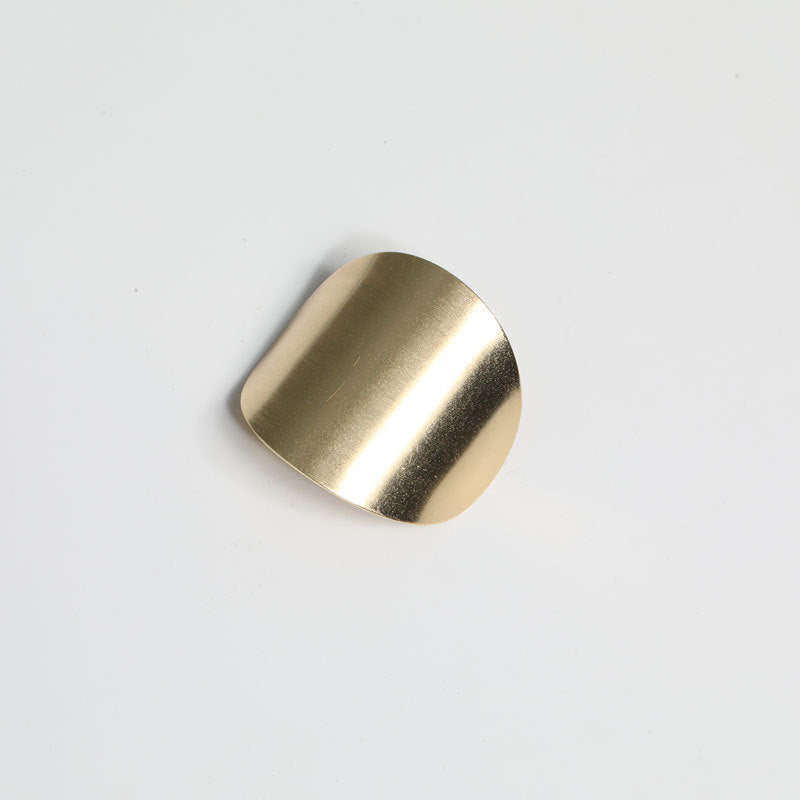 Haarspange im japanischen Stil aus gebürstetem Metall mit kaltem Wind und hochwertiger Sense