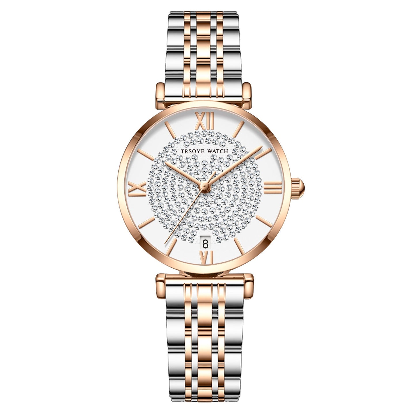 Starry Damen-Quarzuhr mit Diamanten, wasserdicht