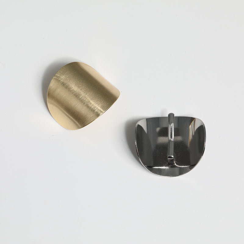 Haarspange im japanischen Stil aus gebürstetem Metall mit kaltem Wind und hochwertiger Sense