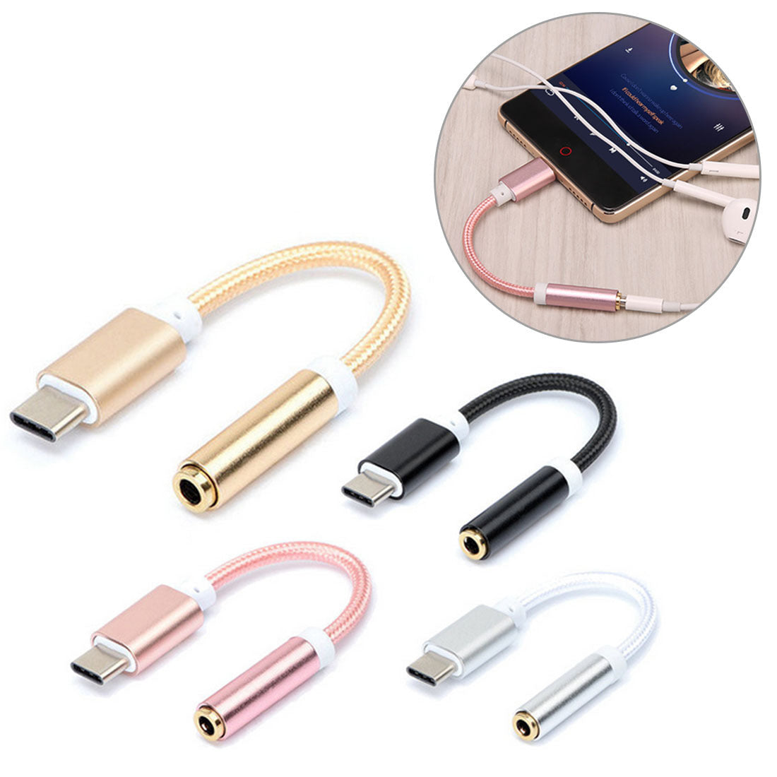 Kopfhörer-Audio-Konvertierungs-Mobiladapterkabel