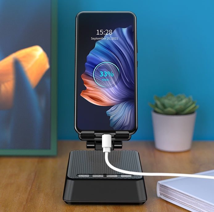 Handy Smart Broadcaster Stand Drahtlose Bluetooth Lautsprecher Gerät HD Mic Starke Sound Feld Für Live Broadcast Schreibtisch Halter