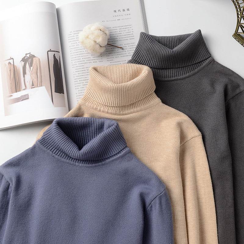 Rollkragenpullover für Herren Herbst und Winter