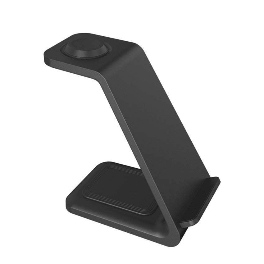 3-in-1 Multifunktions-Handyhalter im Stehen Dual Coil Wireless Charger