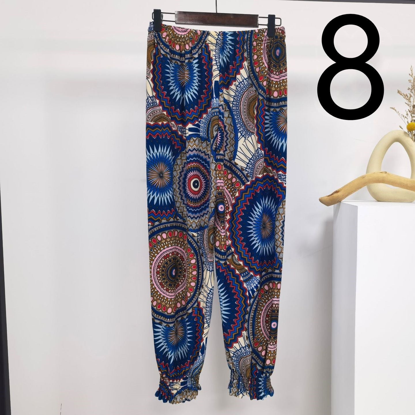 Women's Loose Drawstring High Waist Lantern Slacks