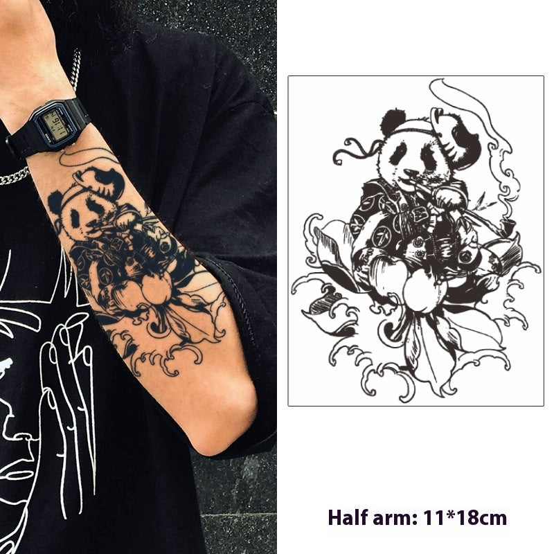Halbarm Kräuter Tattoo Aufkleber Saft süße Cartoon-Figur dauerhaft nicht reflektierend