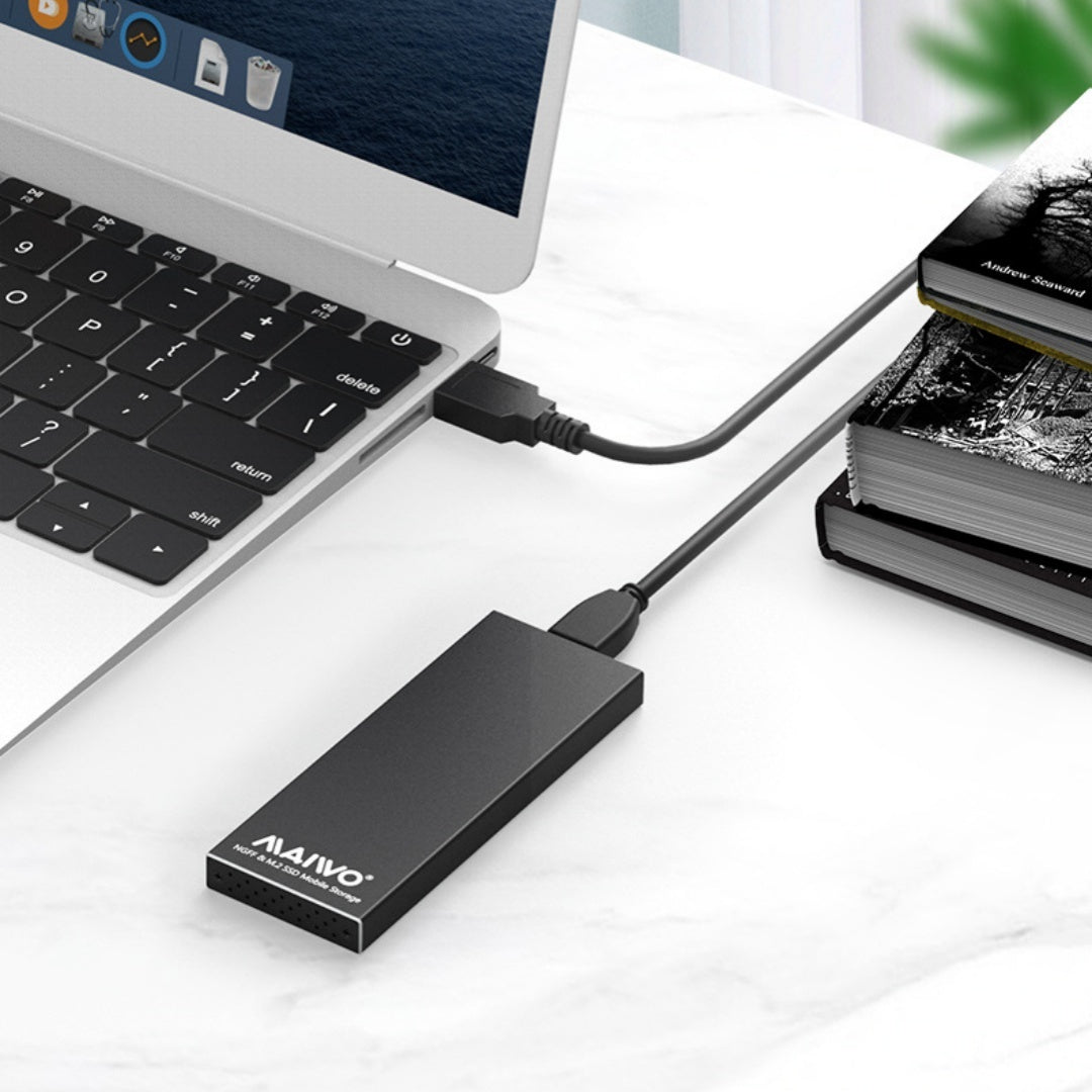 USB30 Solid-State-Festplattenkartusche NGFF-Schnittstelle zu USB30 SSD aus Aluminiumlegierung