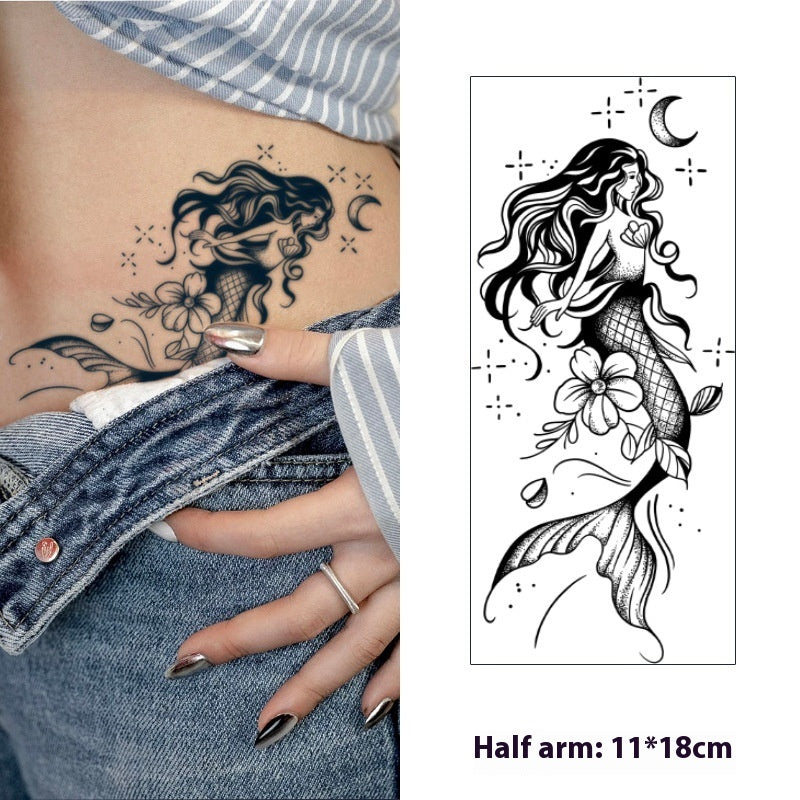 Halbarm Kräuter Tattoo Aufkleber Saft süße Cartoon-Figur dauerhaft nicht reflektierend