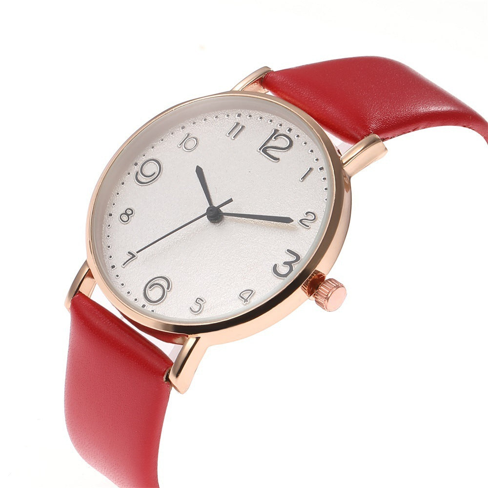 Lederuhr Quarzuhr