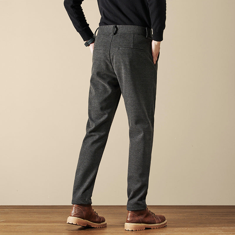 Herrenhose Locker Gerade Wollhose
