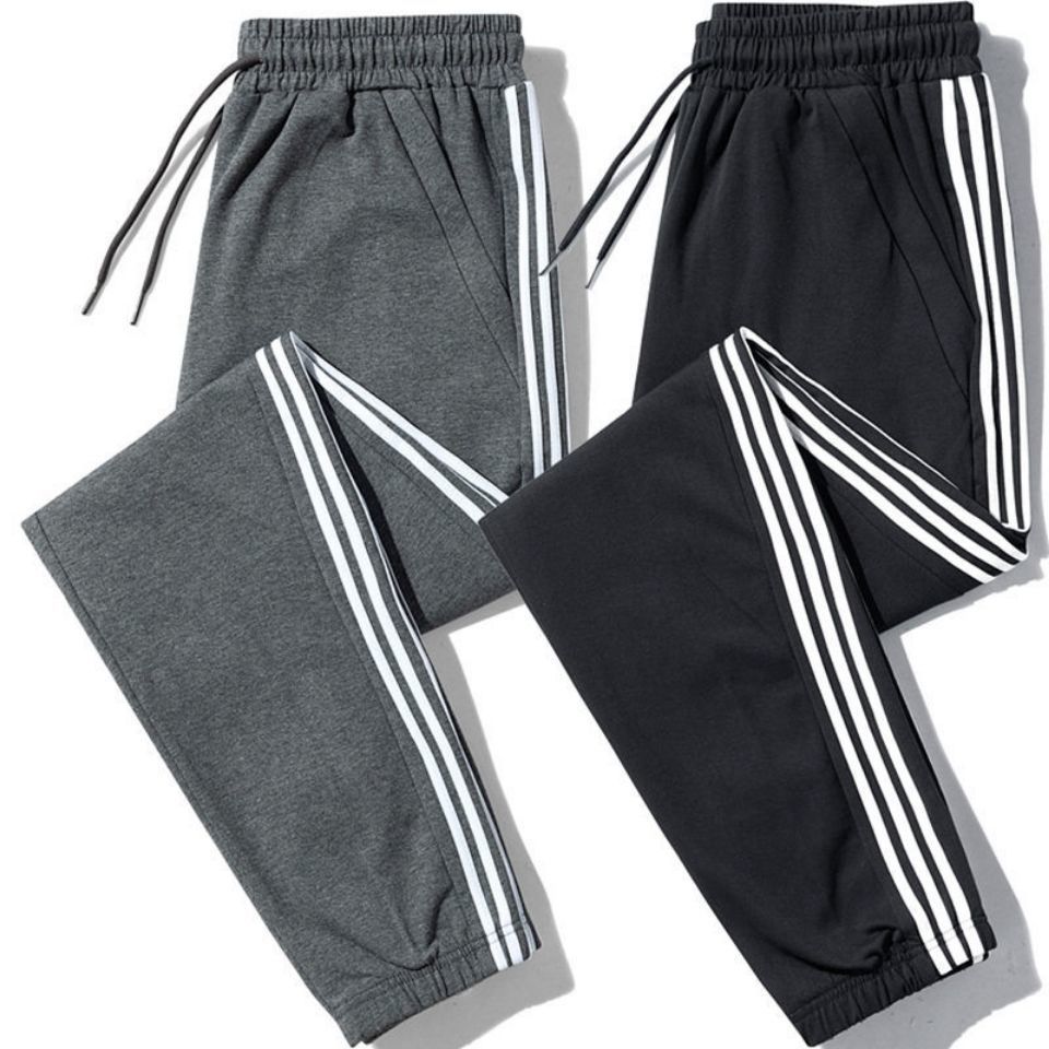 Herrenmodetrends Harlan Drei-Streifen-Hosen Lässige lange Hosen