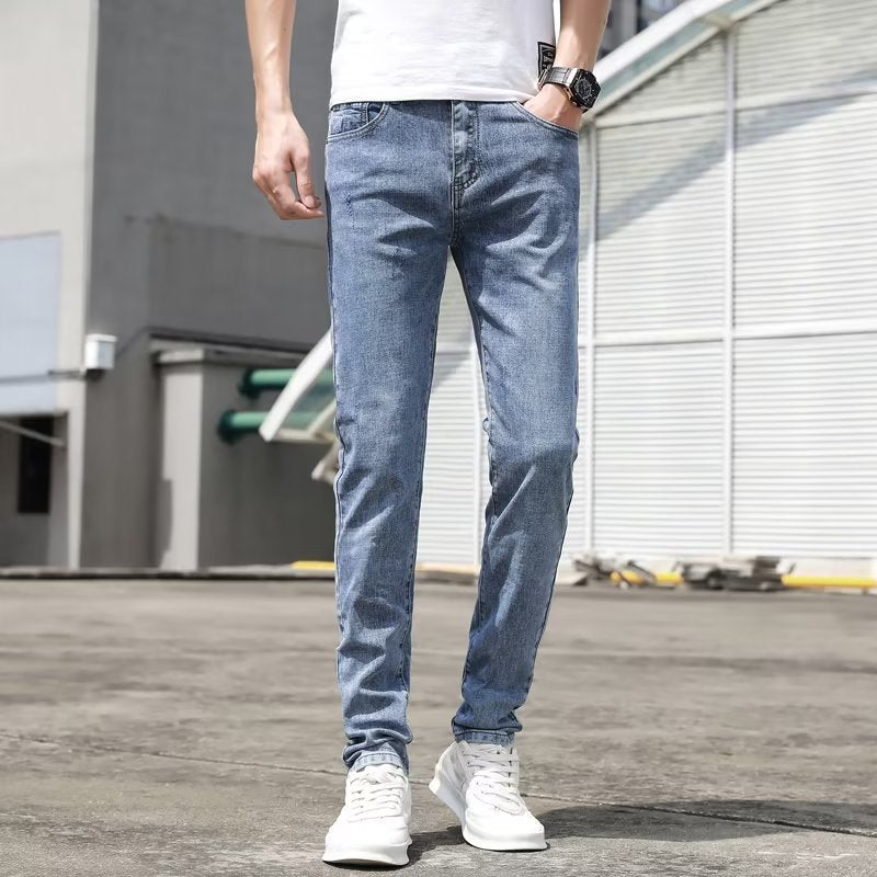 Helle Jeans Herren Korean-Style Stretch