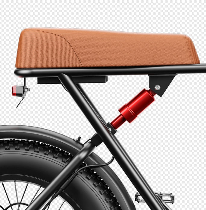 C91 20 Zoll 17,5 A Elektrofahrrad mit braunem Sitz