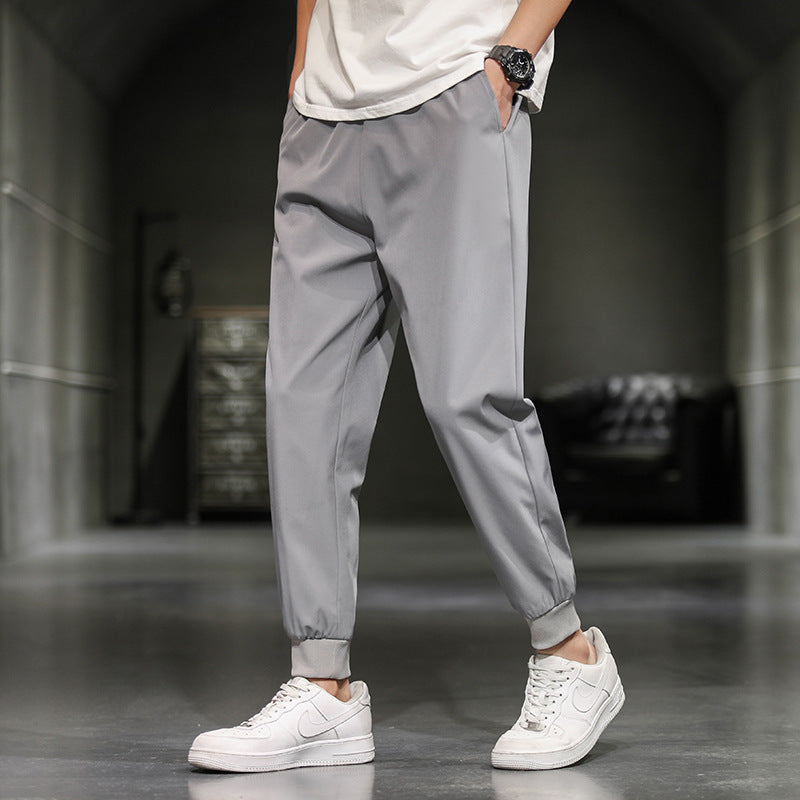 Herren Casual Hosen Trendy Marke Harlan Neun-Punkt-Strahl Hosen
