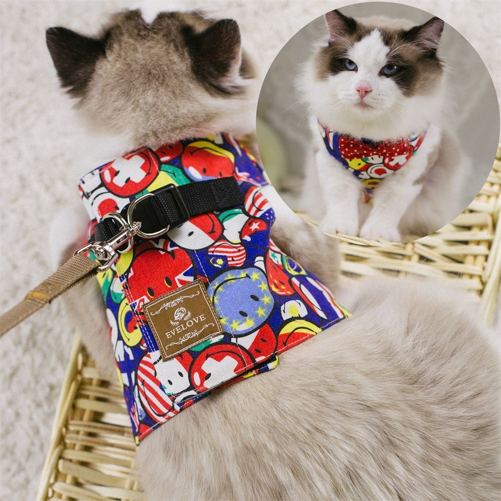 Brustgurt im Westenstil für Katzen