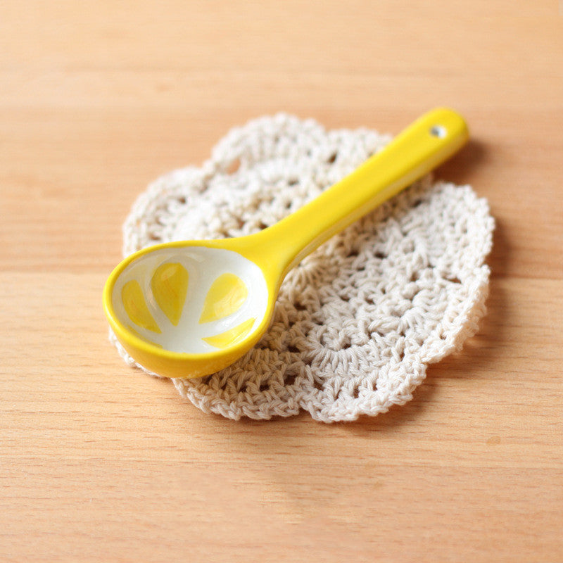 Creative Children's Healthy Underglaze Color Animal Pattern Spoon