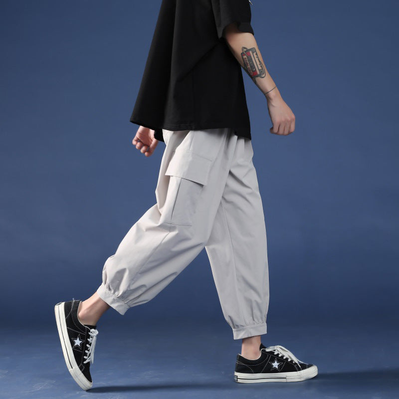 Overalls Herrenhose mit weitem Bein und geradem Bein