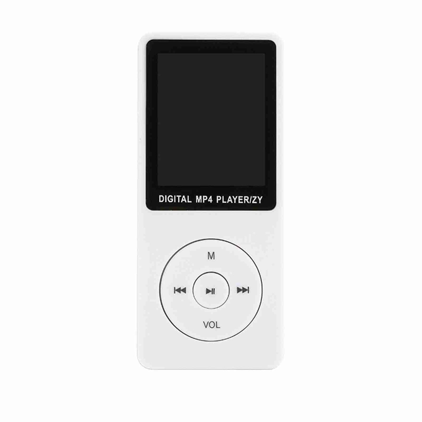 MP4-Player, 1,8-Zoll-Bildschirm, ultradünn, zum Einstecken, wiederaufladbar, tragbarer Musik-Player für Unterhaltungslernen
