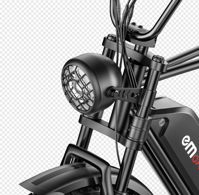 C91 20 Zoll 17,5 A Elektrofahrrad mit braunem Sitz
