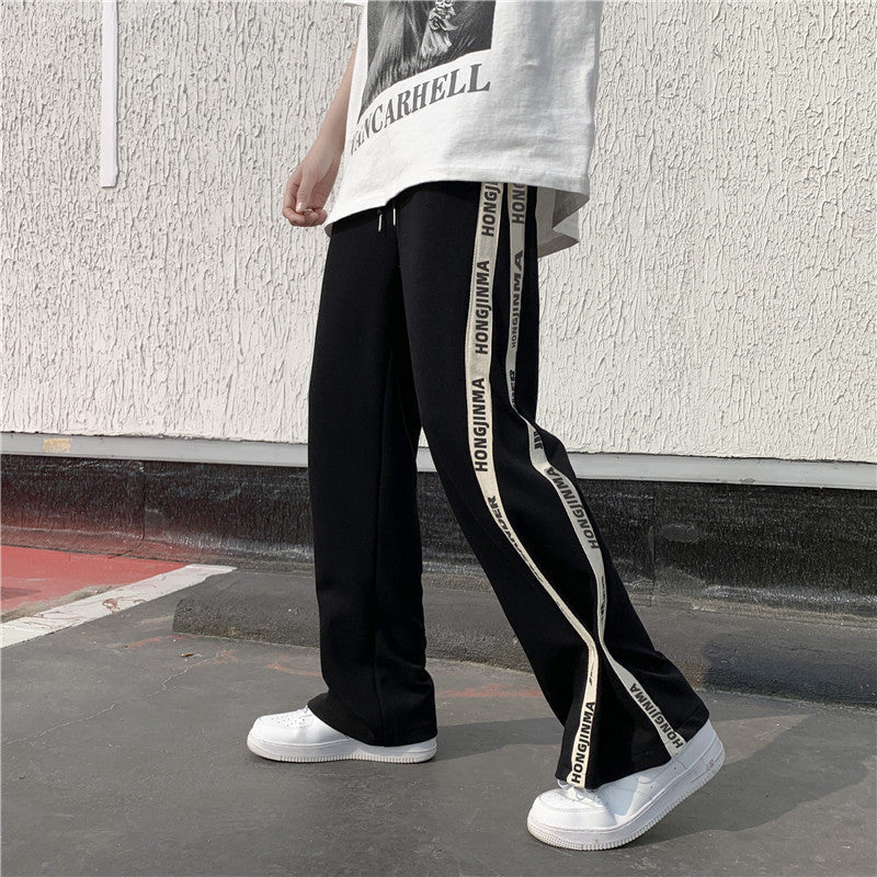 High Street Gerade, lockere, lässige, bodenlange Hose