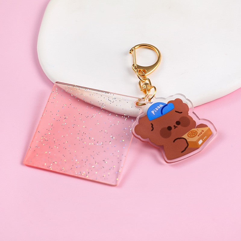 Acrylic Guka Lovely Key Chain Pendant