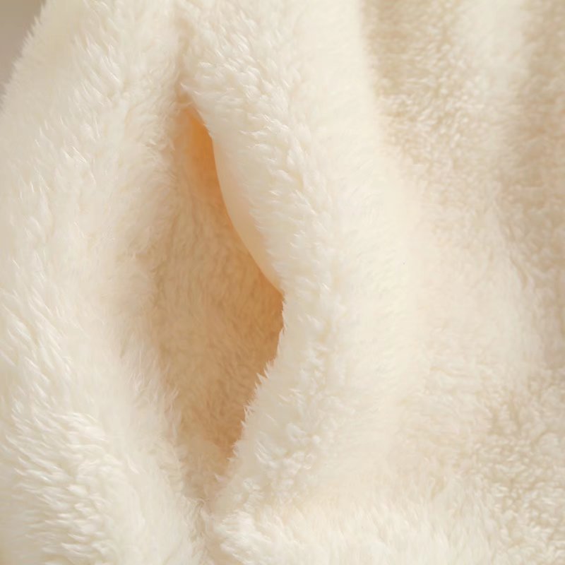 Damen Plüsch Fleece Reißverschlussjacke Langarm
