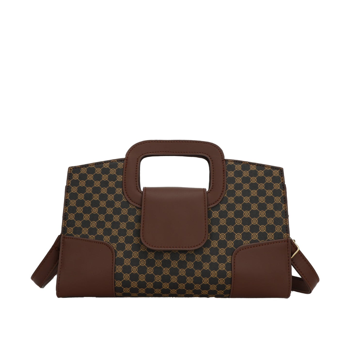 Einfache strukturierte kleine weibliche Mode strukturierte Hand karierte lässige Schulter Messenger Bag