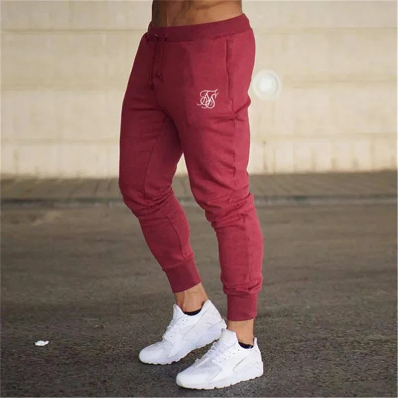 Sporthose Herren Fitnesshose Einfarbig Mode Freizeithose